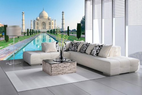 Vlies Fototapete - Taj Mahal 375 x 250 cm